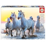 Puzzle 1000 elementów, White Horses at Sunset