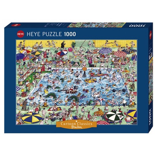 Puzzle 1000 elementów Zabawa na basenie