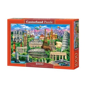 Puzzle 1000 Famous Landmarks CASTOR