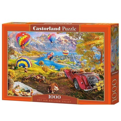 Puzzle 1000 Hot Air Balloon Valley CASTOR