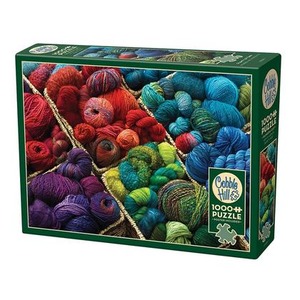 Puzzle 1000 Kłębki włóczki