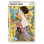 Puzzle - 1000 Klimt, Dama z Wachlarzem PIATNIK