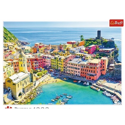 Puzzle 1000 Malownicze miasteczko Vernazza TREFL