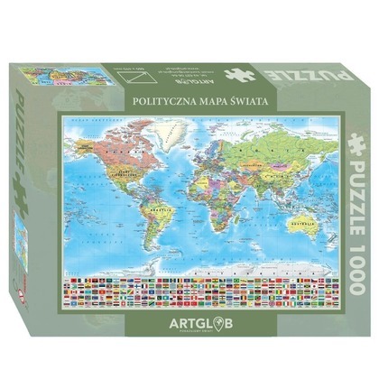 Puzzle 1000 - Mapa polityczna świata