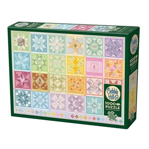 Puzzle 1000 Patchwork z gwiazdami