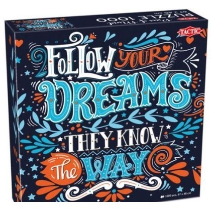 Puzzle 1000 "Piece of Mind" Follow Your Dreams