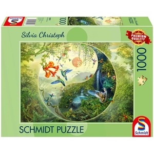 Puzzle 1000 PQ Silvia Christoph W lesie kolibrów 113656