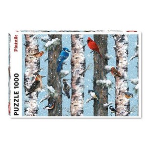 Puzzle 1000 Ptaki Zimą