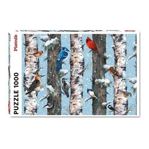 Puzzle 1000 Ptaki Zimą
