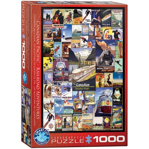 Puzzle 1000 Railroad Adventures 6000-0648