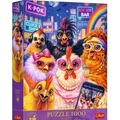 Puzzle 1000 Selfie z kurami TREFL