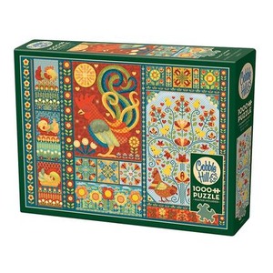 Puzzle 1000 Skandynawski patchwork