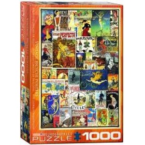 Puzzle 1000 Stare plakaty - Rowery