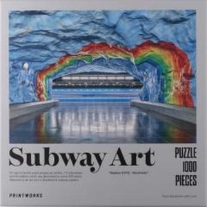 Puzzle 1000 Subway Art - Rainbow