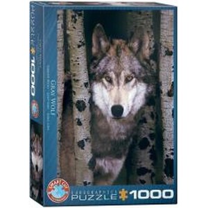 Puzzle 1000 Szary wilk