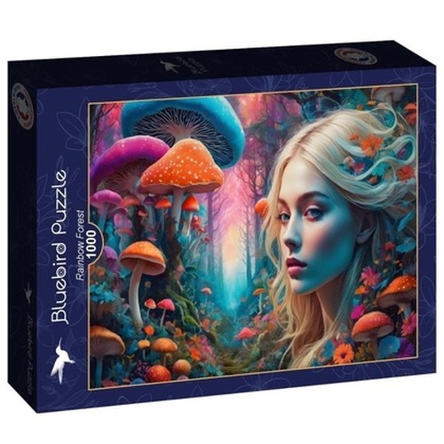Puzzle 1000 Tęczowy las