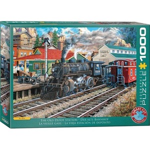 Puzzle 1000 The Old Depot Station by Ken Zylla 6000-5876