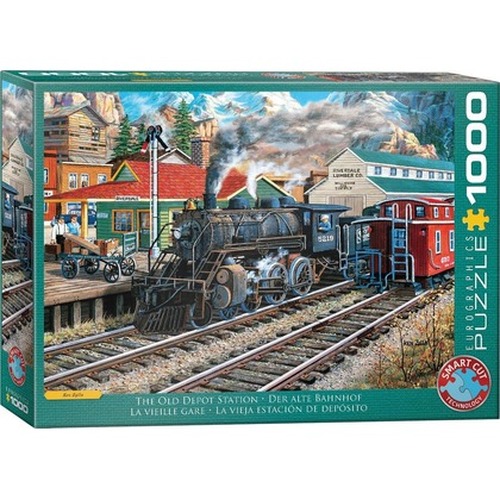 Puzzle 1000 The Old Depot Station by Ken Zylla 6000-5876