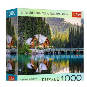Puzzle 1000 USA Collection: Emerald Lake TREFL
