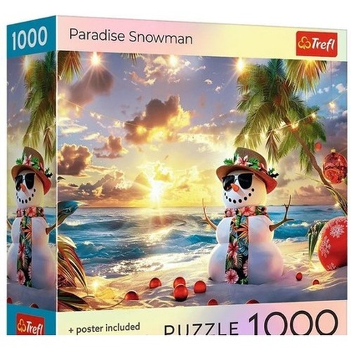 Puzzle 1000 USA Collection: Paradise Snowman TREFL