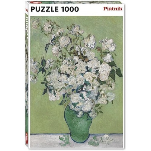 Puzzle 1000 - Van Gogh, Wazon z różami PIATNIK