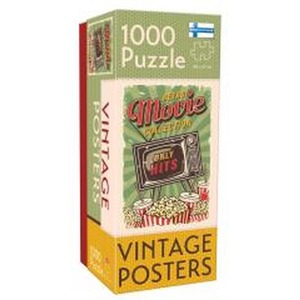 Puzzle 1000 Vintage Retro Movie Collection
