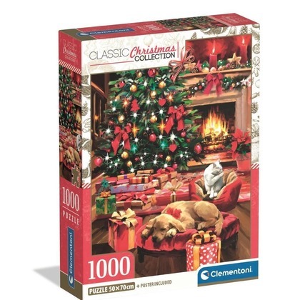 Puzzle 1000 Xmas Coll. Christmas By The Fire
