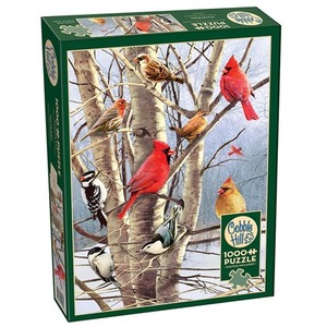 Puzzle 1000 Zimowe ptaki 113558