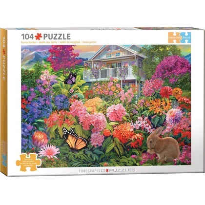 Puzzle 104 Bunny Garden by Chris Bigelow 6704-6023