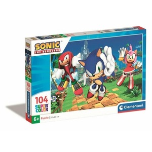 Puzzle 104 elementów Sonic