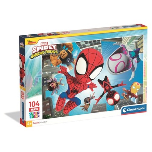 Puzzle 104 Maxi Super kolor Spidey Amazing Friends 23777
