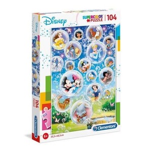 Puzzle 104 Super kolor Disney classic