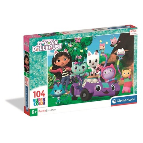 Puzzle 104 Super kolor Gabbys Dollhouse 25034