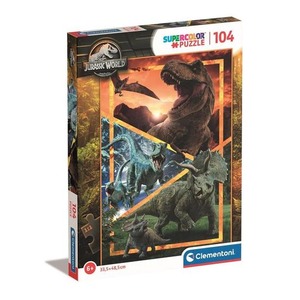 Puzzle 104 Super Kolor Jurassic World