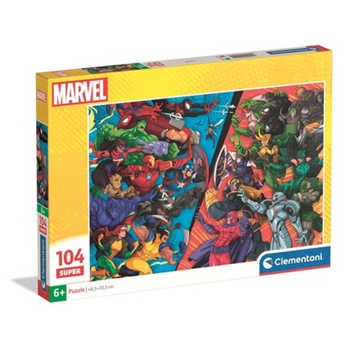 Puzzle 104 Super kolor Marvel 25059