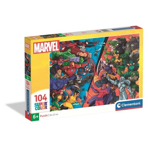 Puzzle 104 Super kolor Marvel 25061