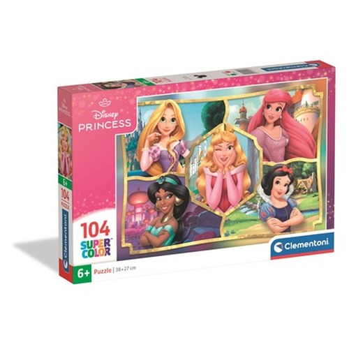 Puzzle 104 Super kolor Princess 25057