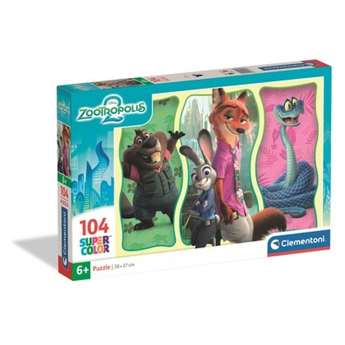 Puzzle 104 Super kolor Zootopia 2 25081