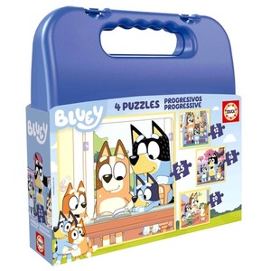 Puzzle 12 el. + 16 el. + 20 el. + 25 el. Blue (walizka)