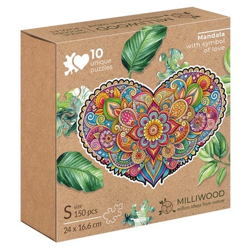 Puzzle 150 Milliwood Peace and harmony Mandala Miłości