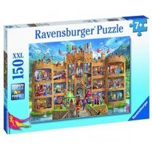 Puzzle 150 Widok na zamek rycerski XXL