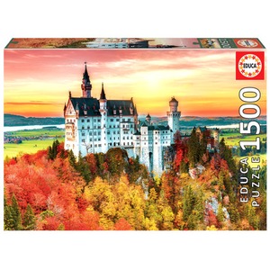 Puzzle 1500 el. Jesień w Neuschwanstein / Niemcy