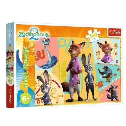 Puzzle 160 Razem w Zootopii TREFL