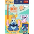 Puzzle 160 Stitch na fali + plakat TREFL