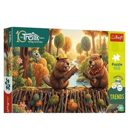 Puzzle 160 Trefliki - U bobra TREFL
