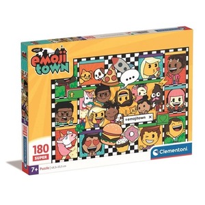 Puzzle 180 Super Kolor Emojii Town