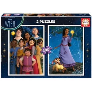 Puzzle 2 x 100 el. Życzenie