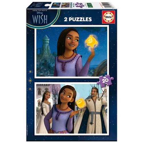 Puzzle 2 x 20 el. Życzenie