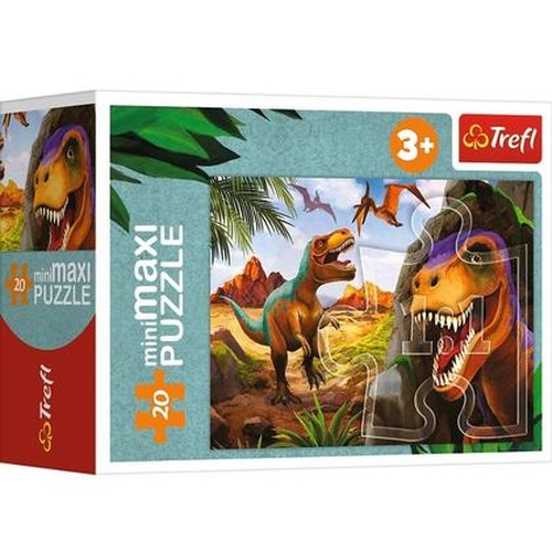 Puzzle 20 miniMaxi Poznaj świat dinozaurów 3 TREFL
