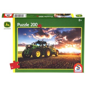 Puzzle 200 el. JOHN DEERE Traktor 6150R z wozem asenizacyjnym